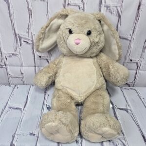 Build-A-Bear Vanilla Fudge Bunny Rare BAB Rabbit Plush Stuffed Animal Tan Marble